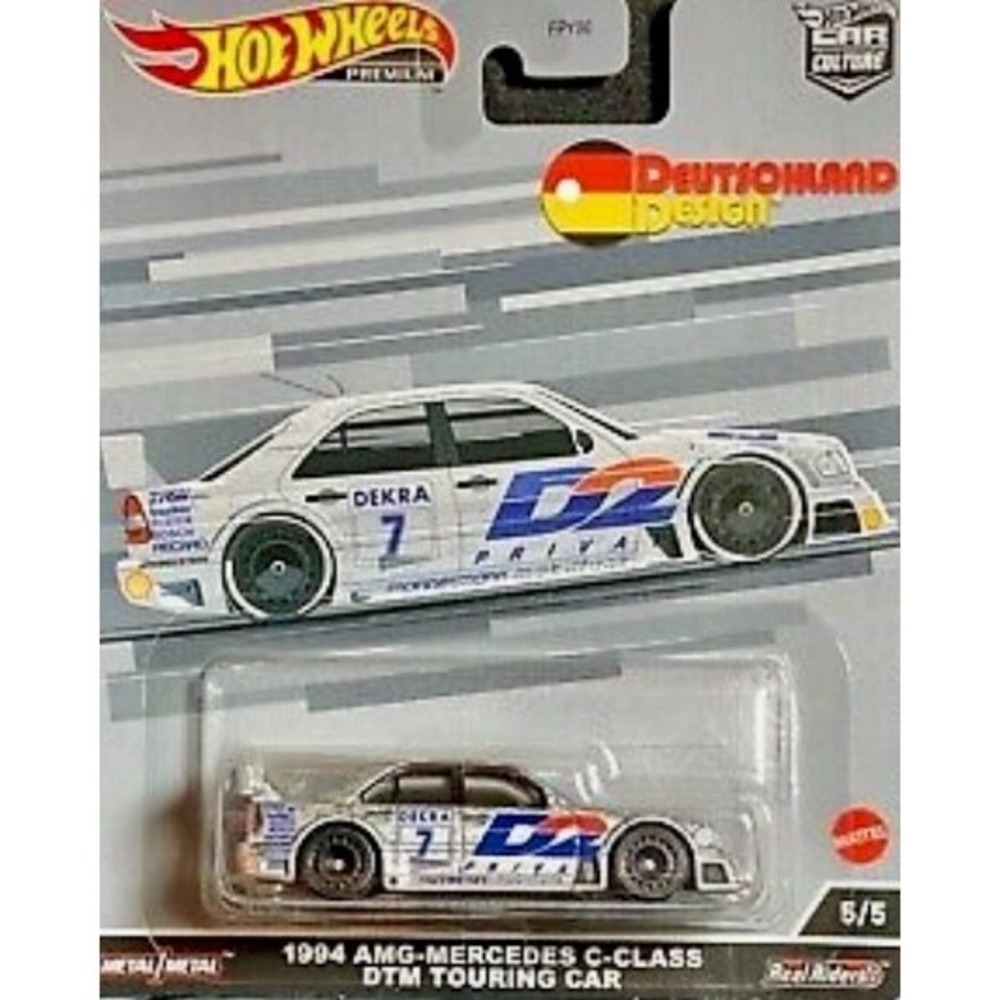 Hot Wheels Premium 1994 AMG-Mercedes C-Class DTM Touring Car Deutschland 5/5 NIP